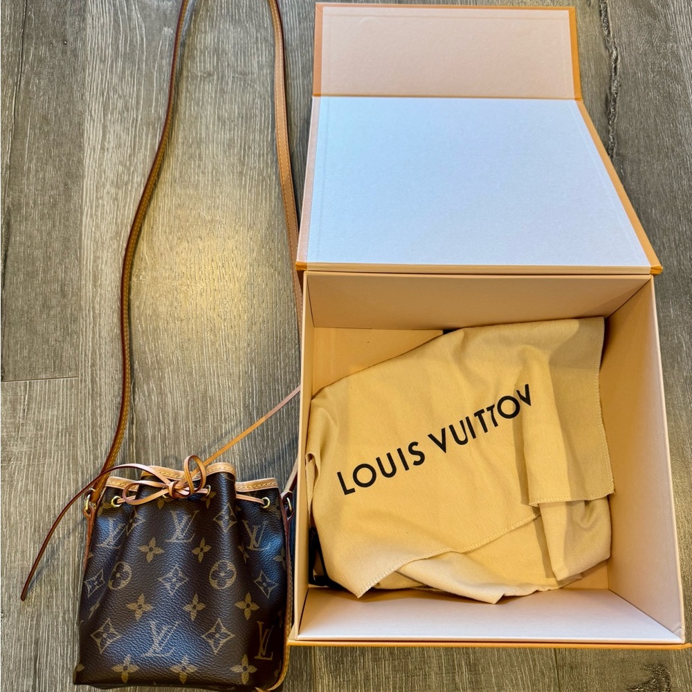Louis Vuitton 100% authentic Monogram Nano Noe Bag M41346 - Picture 3 of 15